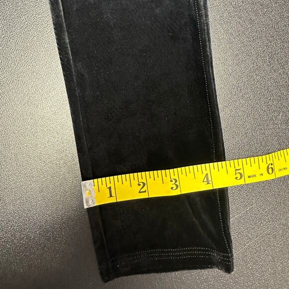 Spanx Black Velvet High Rise Full Length Leggings Size XL - Picture 10 of 10